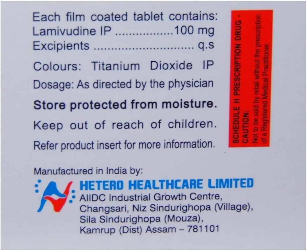 HEPTAVIR - 150 TABLETS