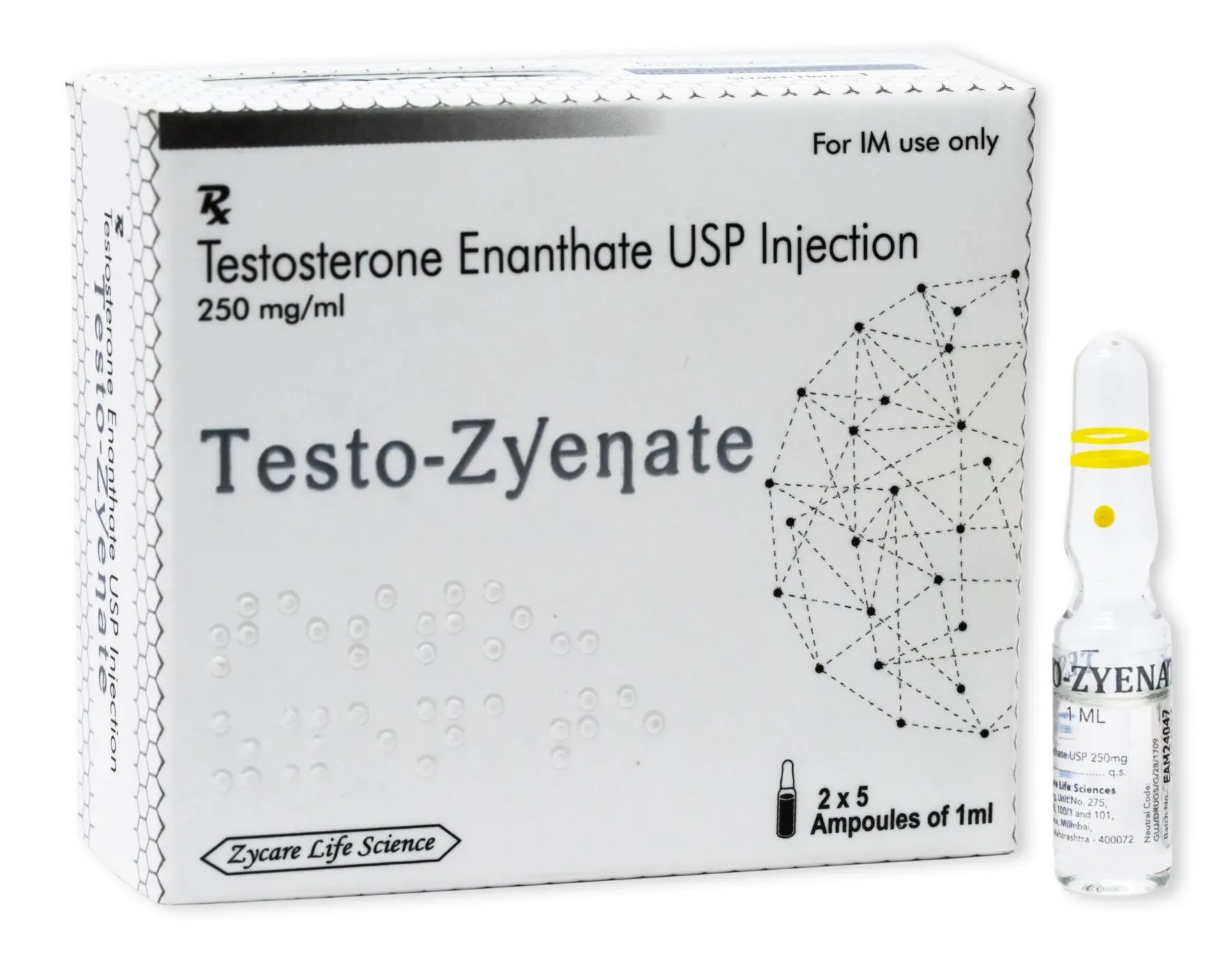 Testo-Zyenate 250mg Inj