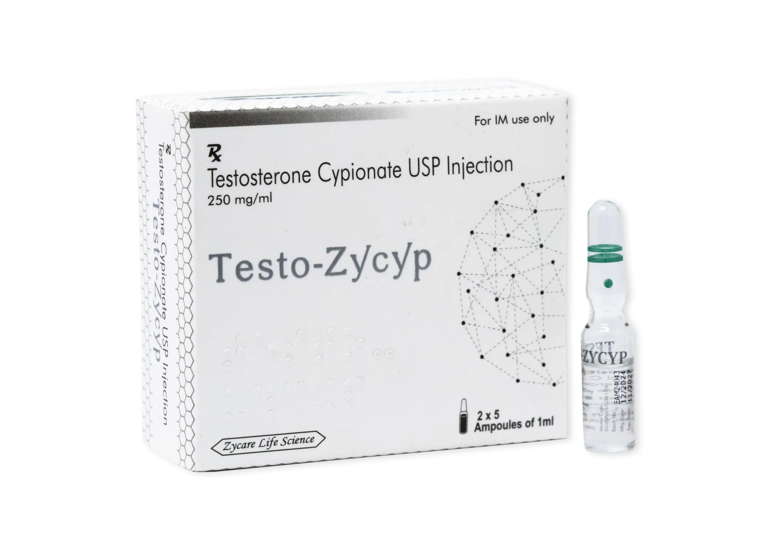 Testo-Zycip 250mg/ml Inj