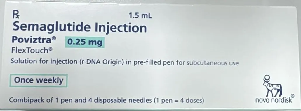 Poviztra  0.25mg pen
