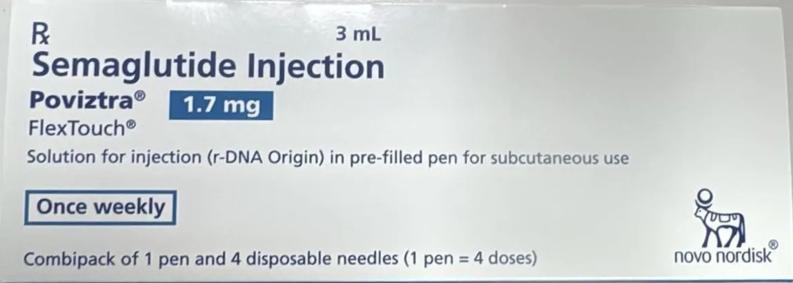 Poviztra  1.7mg pen