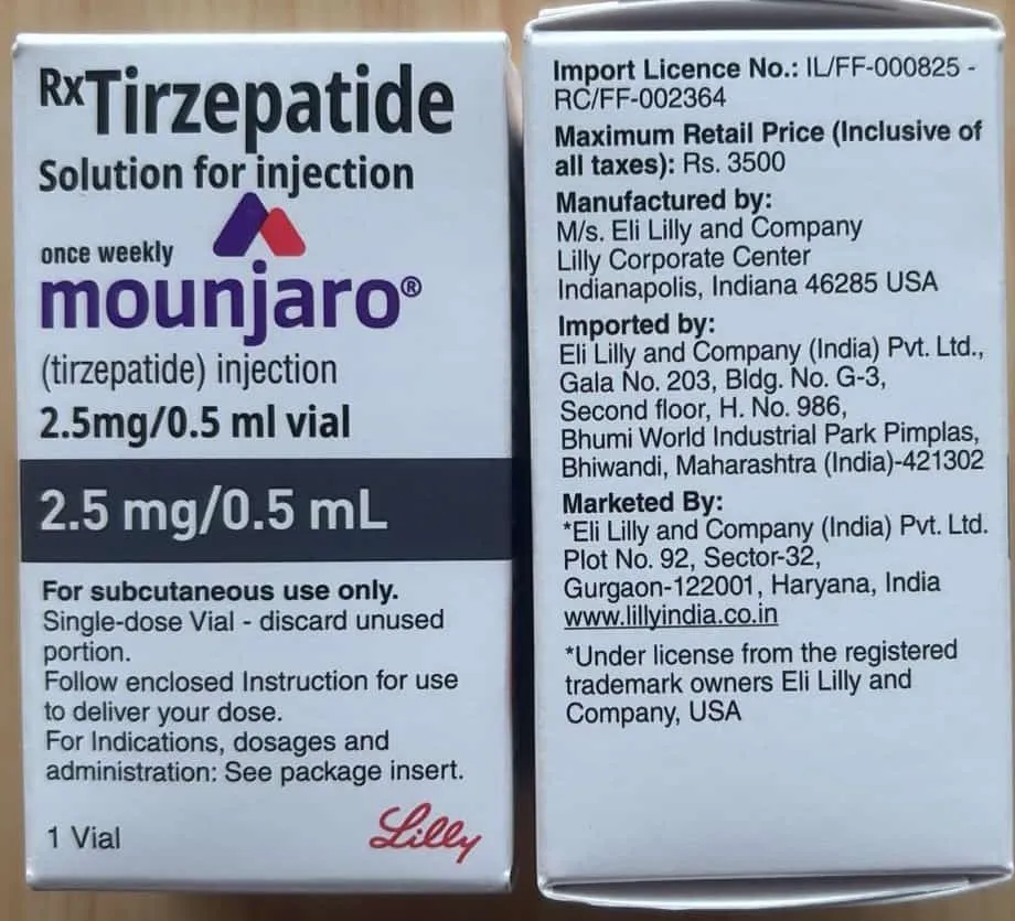 Mounjaro 2.5 mg injection 