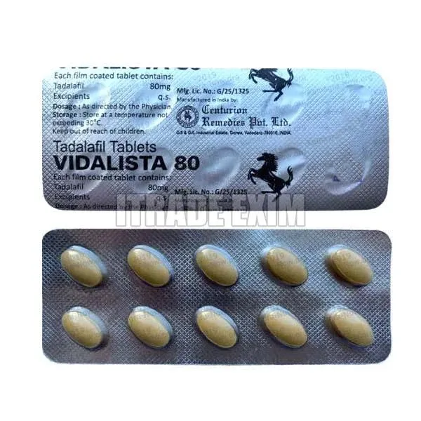 Vidalista 80 mg Tablets