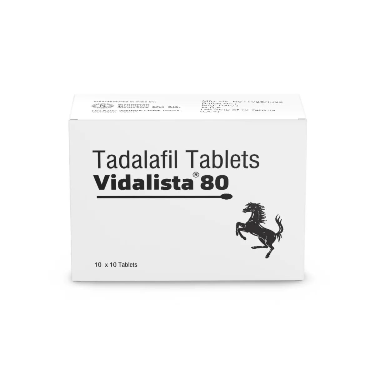 Vidalista 80 mg Tablets
