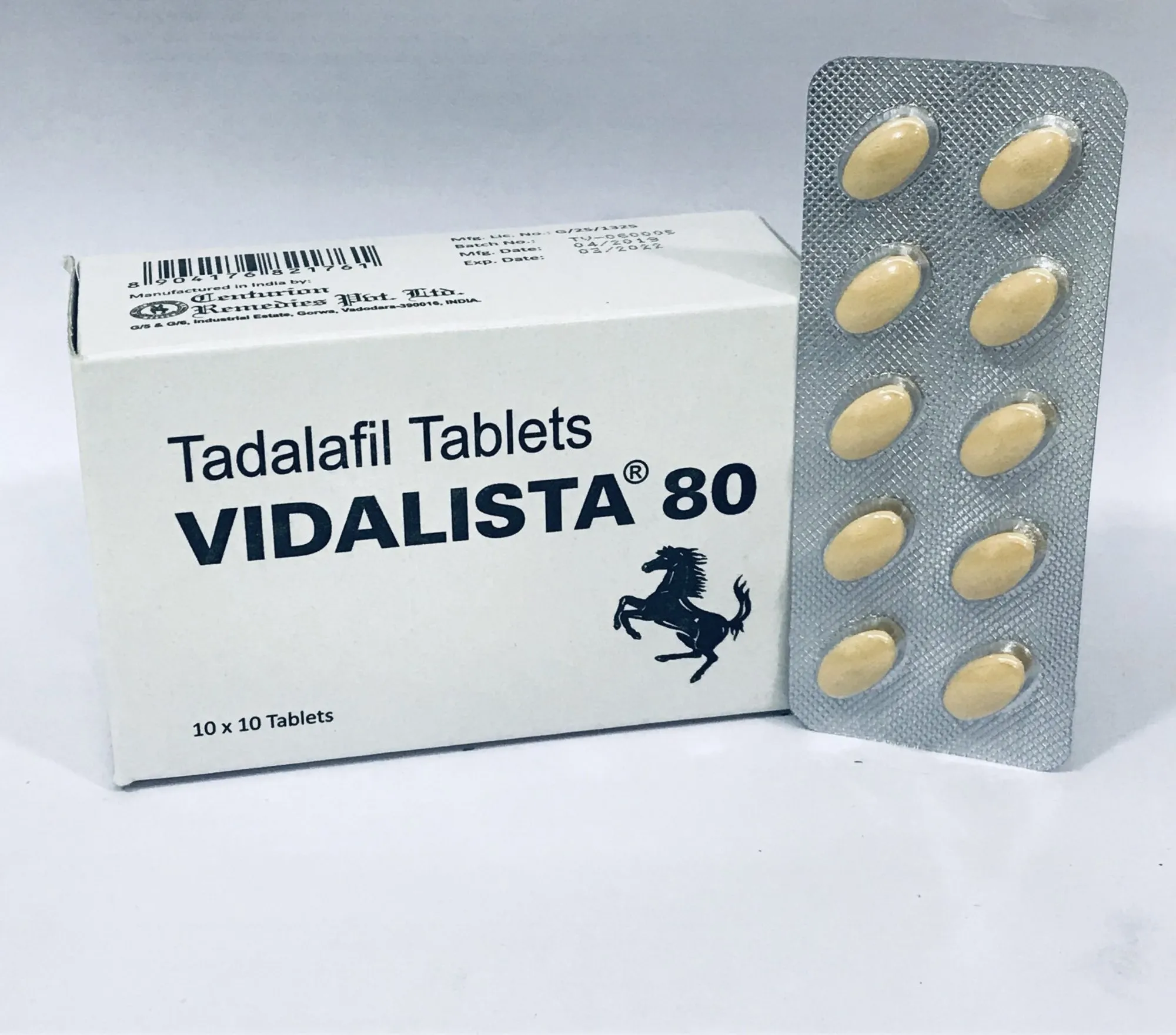 Vidalista 80 mg Tablets
