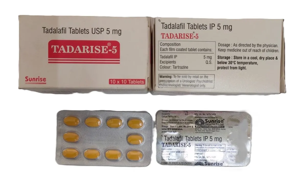 Tadarise 5 mg Tablets