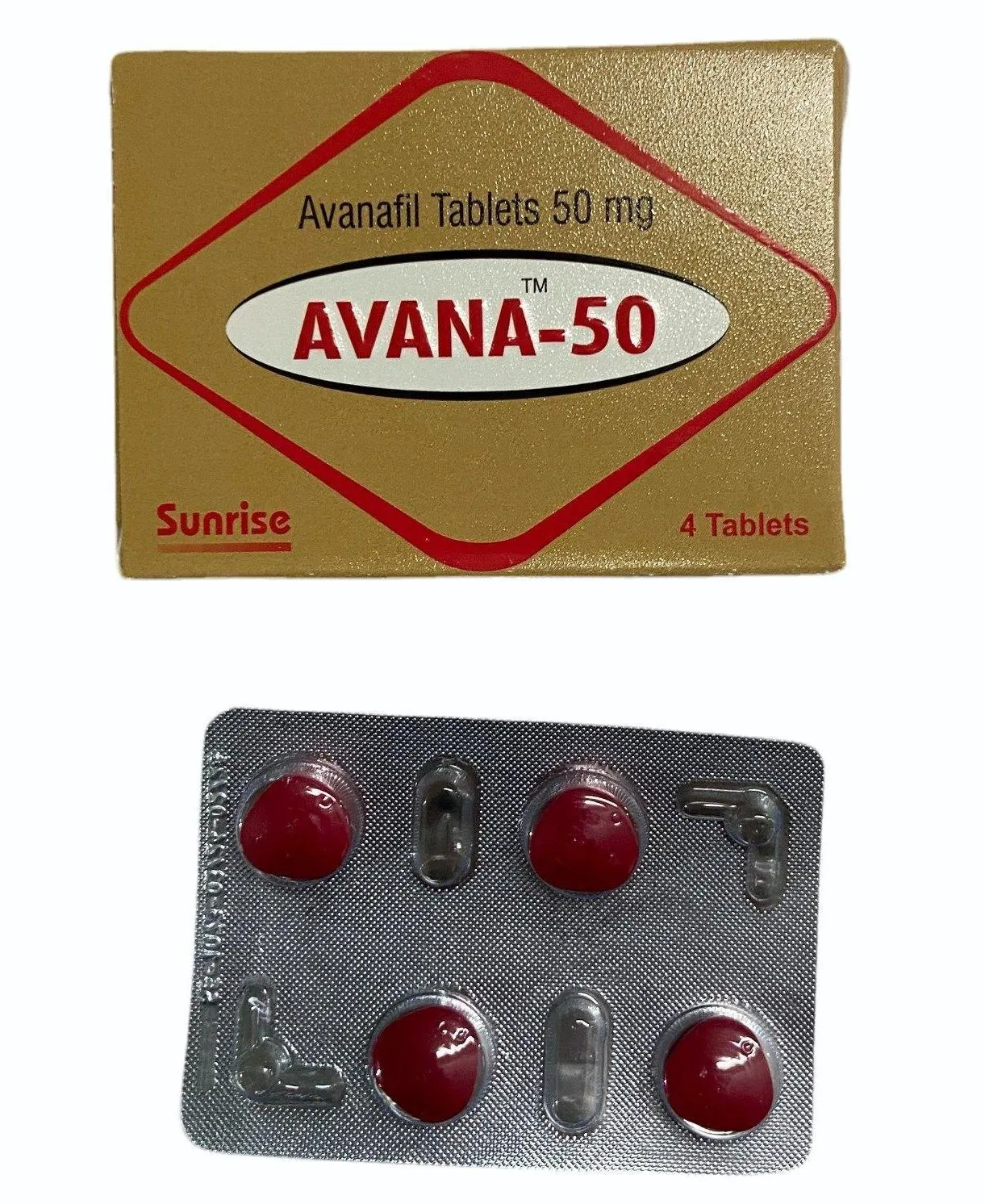 Avana 50 mg Tablets