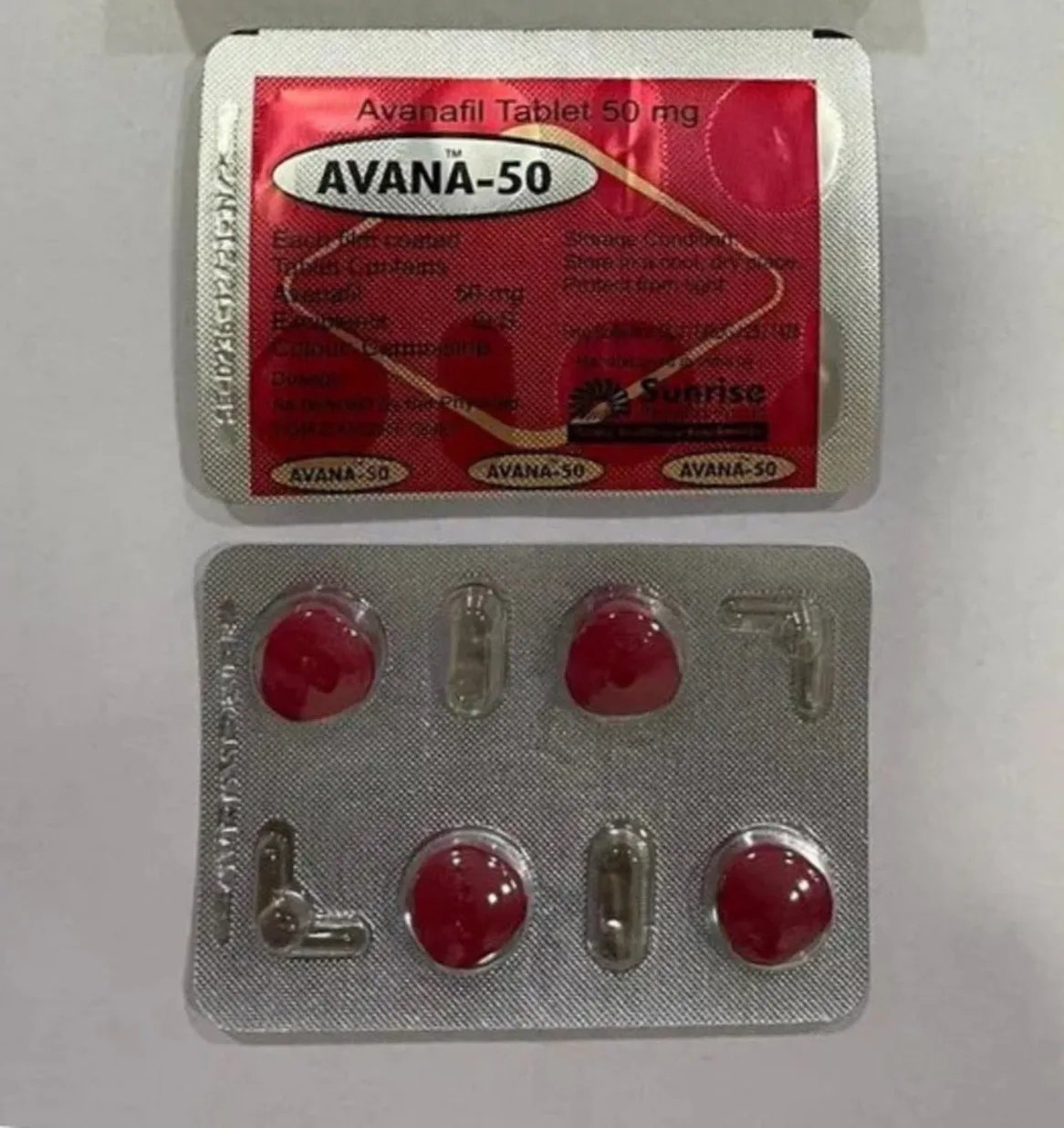 Avana 50 mg Tablets