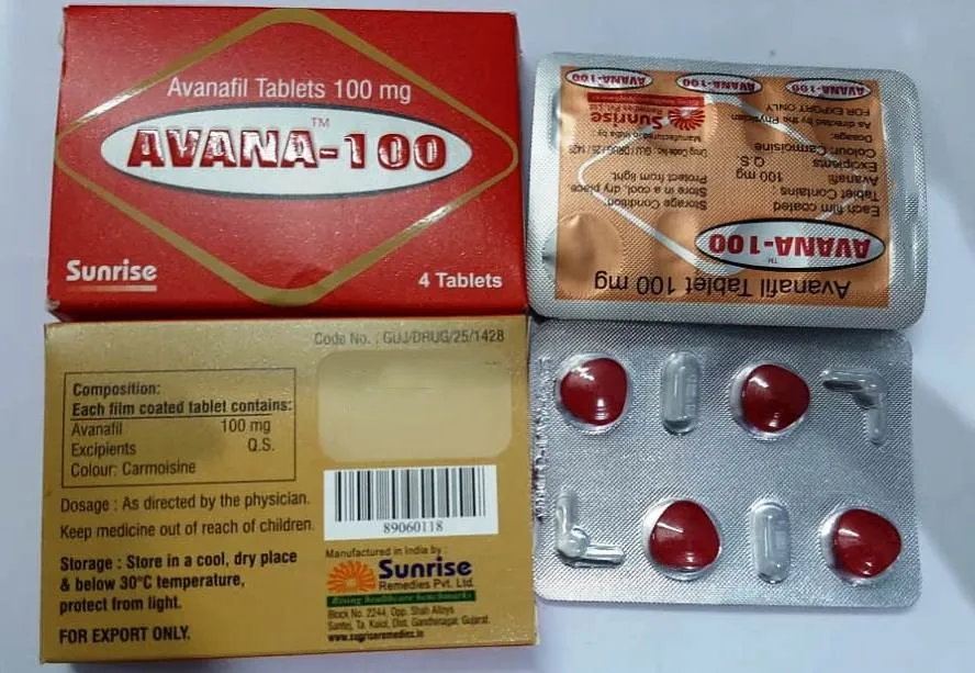 Avana 100 mg Tablets