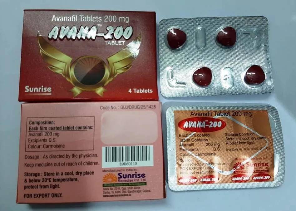 Avana 200 mg Tablets