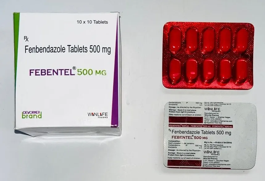 Fenbendazole 500 mg Tablets - FEBENTEL 500 mg